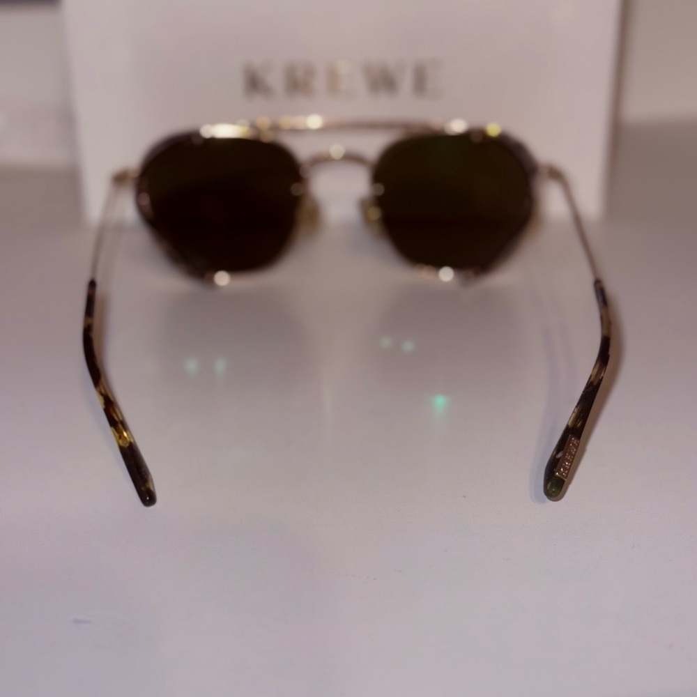 KREWE Earhart Blinker 24k + Zulu Polarized Sunglasses - Picture 3 of 7
